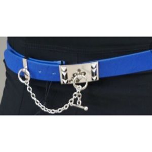 BCBG Blue Brown Plaited Belt